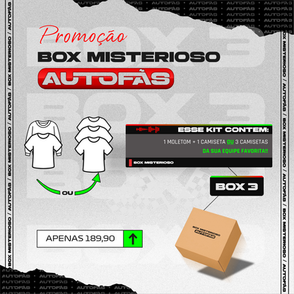 Box Misterioso Oferta Especial + 1 Camiseta GRÁTIS