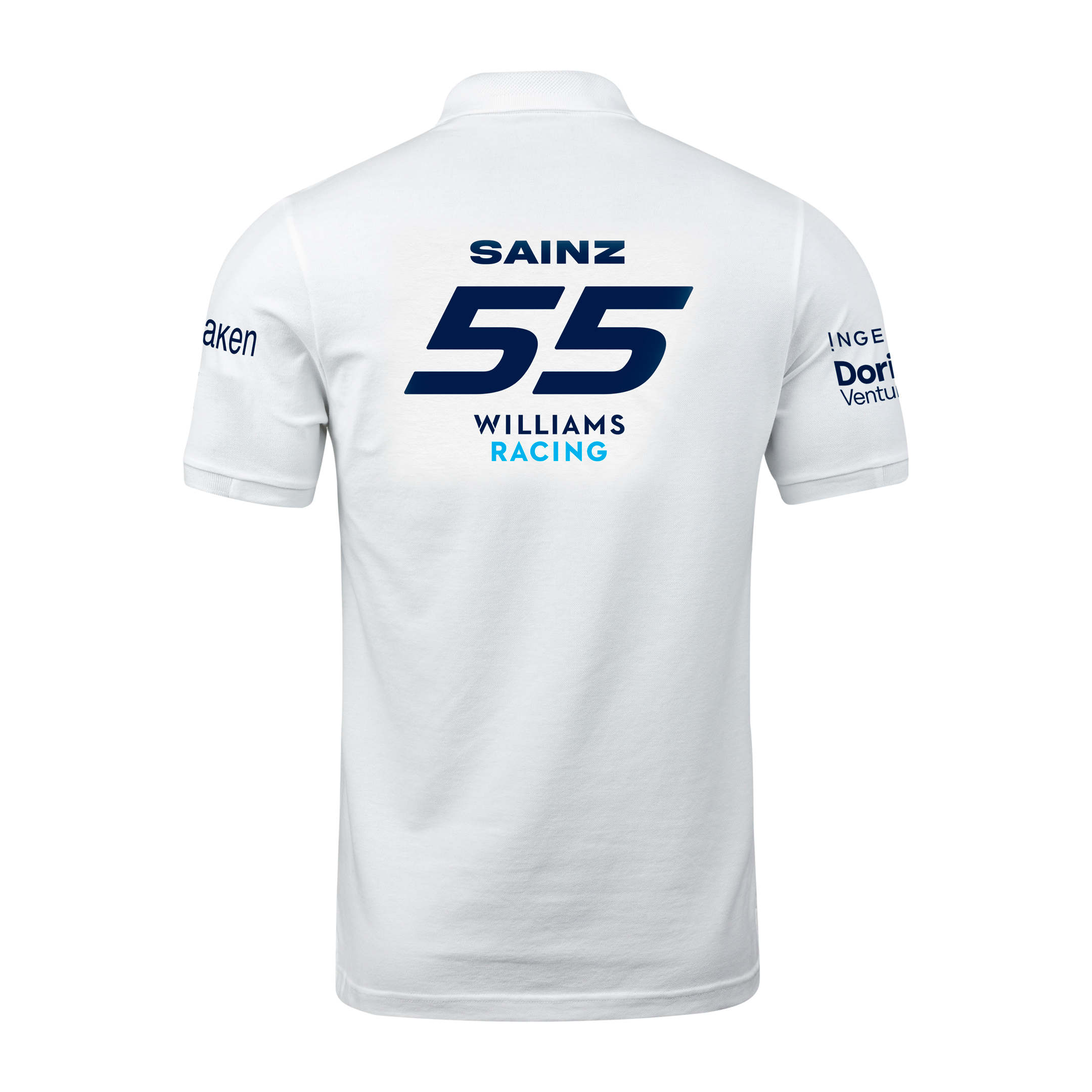 Camisa Polo Carlos Sainz Williams 2024 Branca