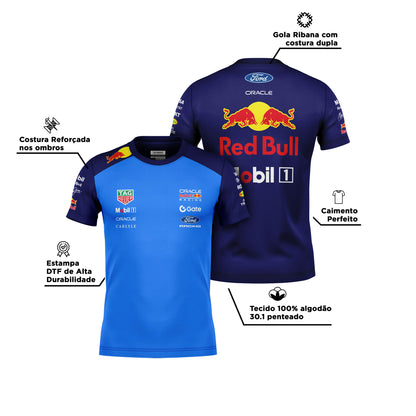 Camiseta Red Bull 2026 Algodão