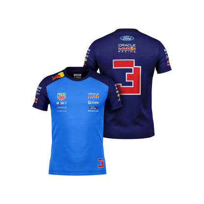 Camiseta Max Verstappen Red Bull 2026 Algodão