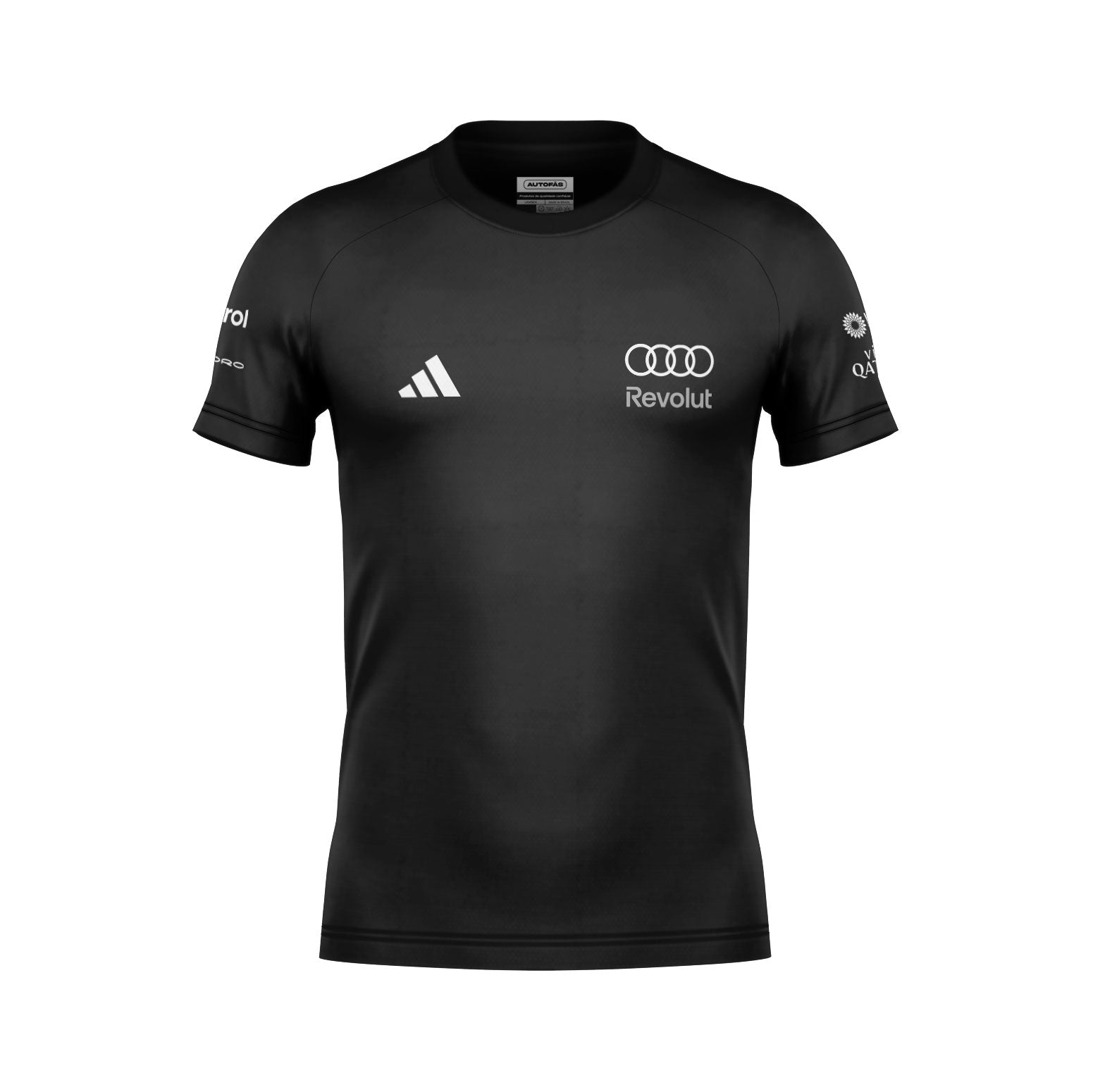 Camiseta Audi Bortoleto 2026 Algodão Preto