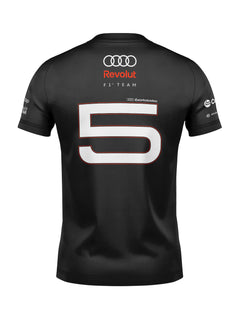 Camiseta Audi Bortoleto 2026 Algodão Preto