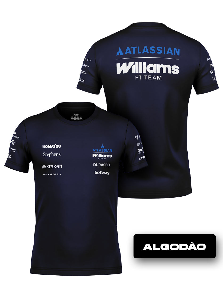 Camiseta Williams Team 2026 Algodão