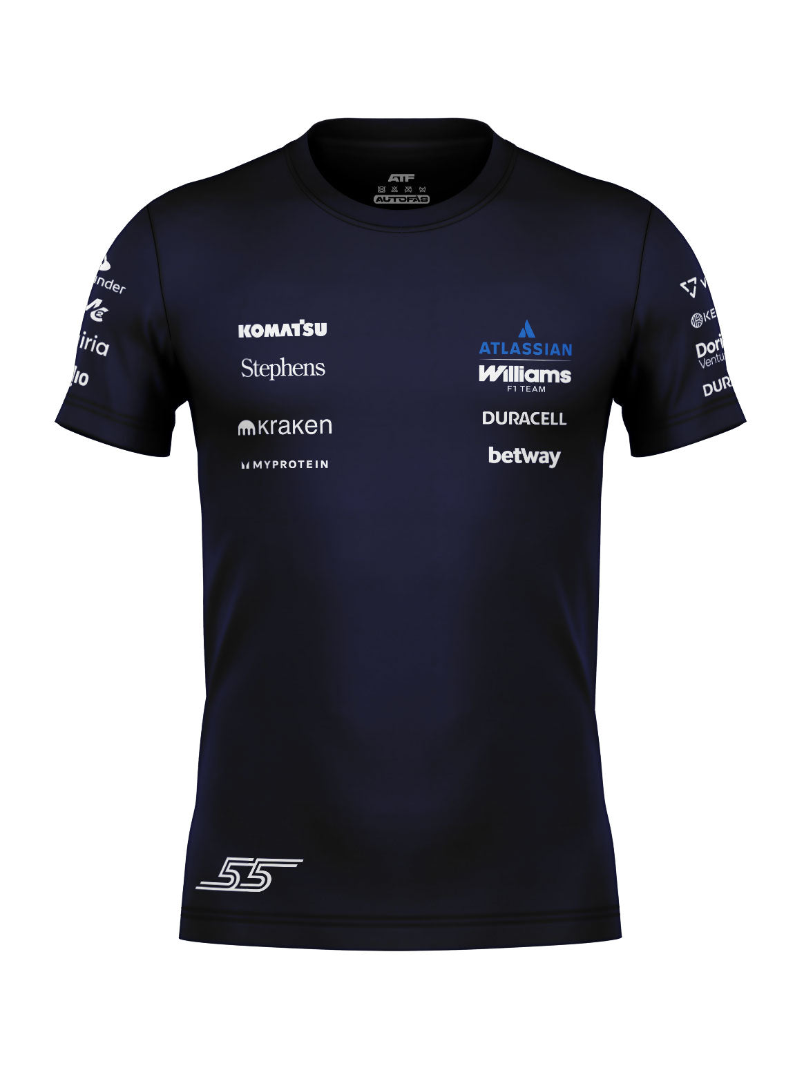 Camiseta Carlos Sainz Williams Team 2026 Algodão