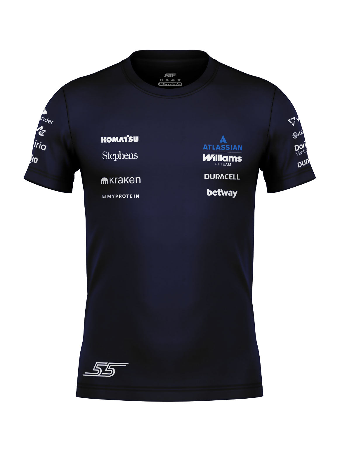 Camiseta Carlos Sainz Williams Team 2026 Algodão