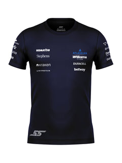 Camiseta Carlos Sainz Williams Team 2026 Algodão