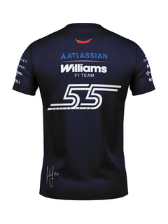 Camiseta Carlos Sainz Williams Team 2026 Algodão