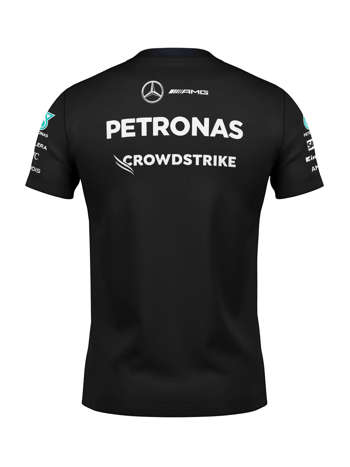 Camiseta Mercedes F1 2026 Preta Algodão