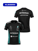 Camiseta Mercedes F1 2026 Preta Algodão