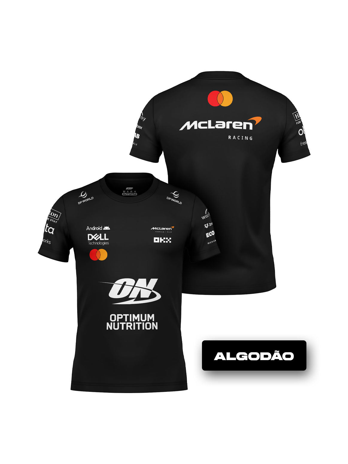 Camiseta Mclaren F1 2026 Equipe Algodão