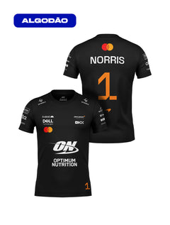 Camiseta Lando Norris Mclaren F1 2026 Algodão