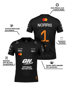 Camiseta Lando Norris Mclaren F1 2026 Algodão