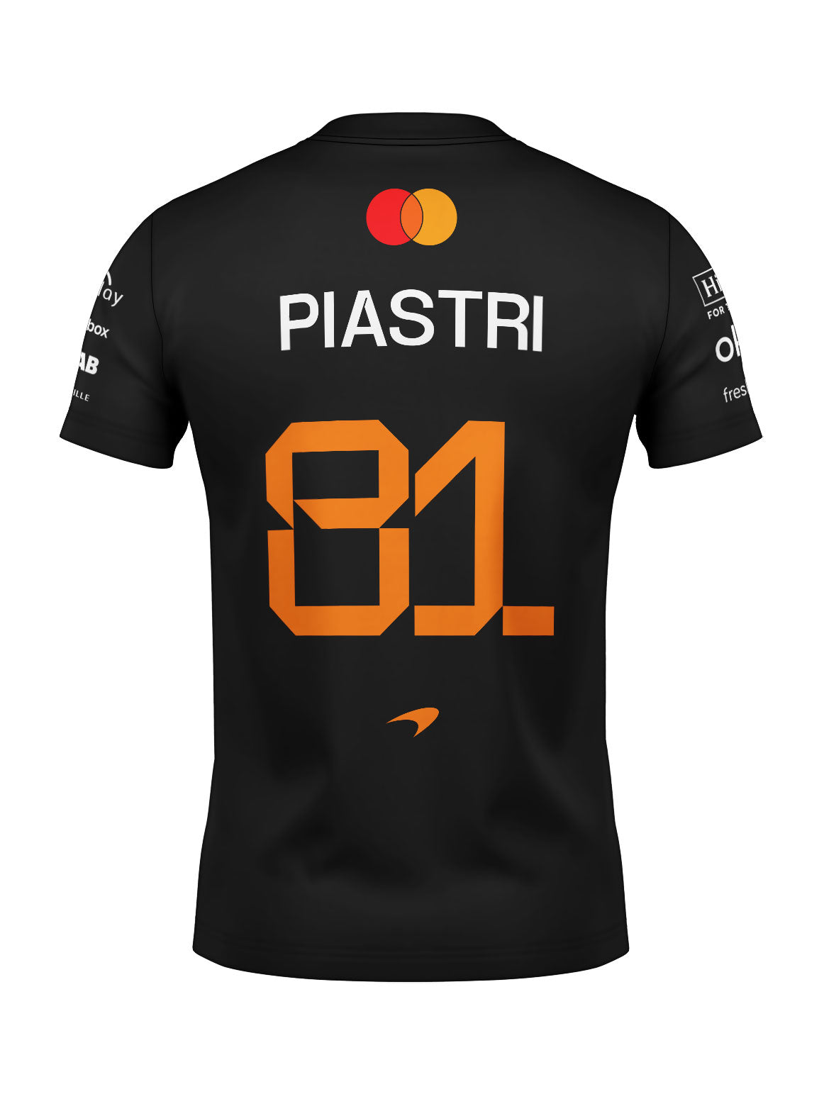 Camiseta Oscar Piastri Mclaren F1 2026 Algodão