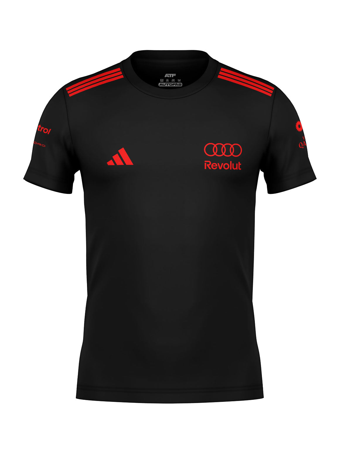 Camiseta Algodão Equipe Audi Edição Red & Black