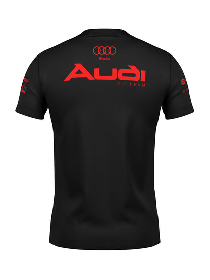 Camiseta Algodão Equipe Audi Edição Red & Black