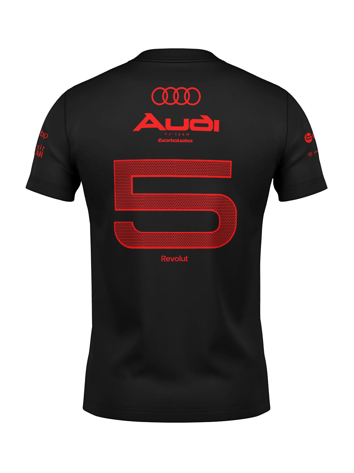 Camiseta Bortoleto Audi Edição Red & Black Algodão