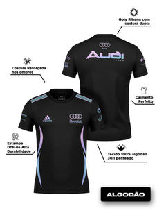 Camiseta Algodão Audi F1 Team Edição Miami 2026