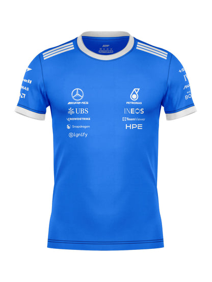 Camiseta Algodão Mercedes Blue Edition