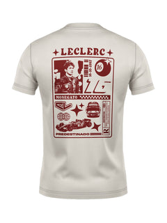 Camiseta RaioX Charles Leclerc Off White Algodão