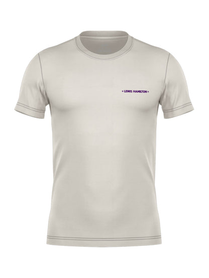 Camiseta RaioX Lewis Hamilton Off White Algodão