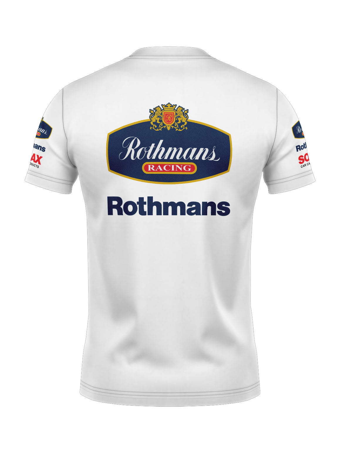 Camiseta Algodão Williams Retrô Rothmans Racing Branco