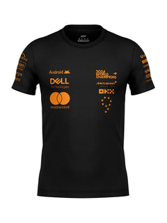 Camiseta Mclaren Edição Campeão Mundial 2024 100% Algodão