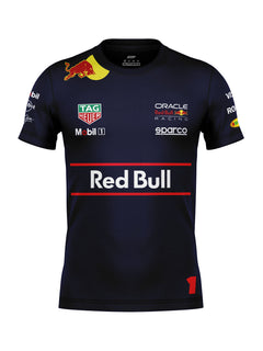 Camiseta Algodão Red Bull Max Verstappen Azul Marinho 2025