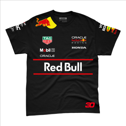 Camiseta Algodao Red Bull Lian Lawson Preto 2025