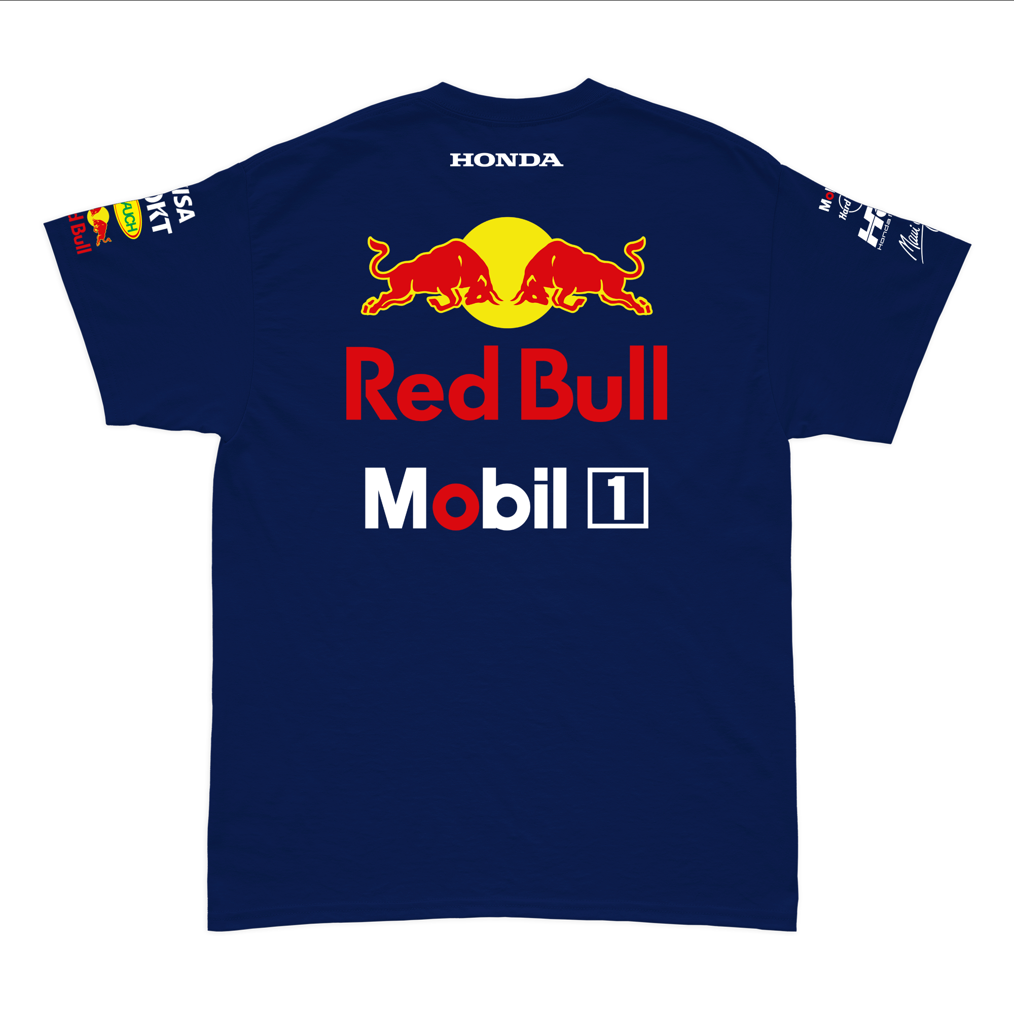 Camiseta Algodao Red Bull Equipe Azul Marinho 2025