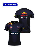 Camiseta Algodão Red Bull Equipe Azul Marinho 2025