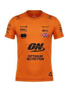 Camiseta Algodão Mclaren Lando Norris Laranja 2025