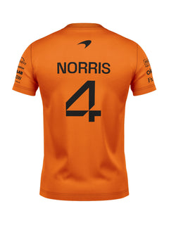 Camiseta Algodão Mclaren Lando Norris Laranja 2025