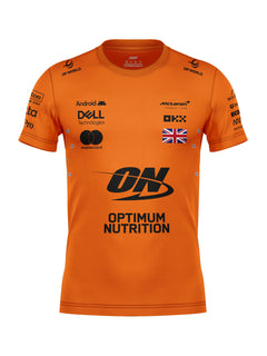 Camiseta Algodão Mclaren Equipe Laranja 2025
