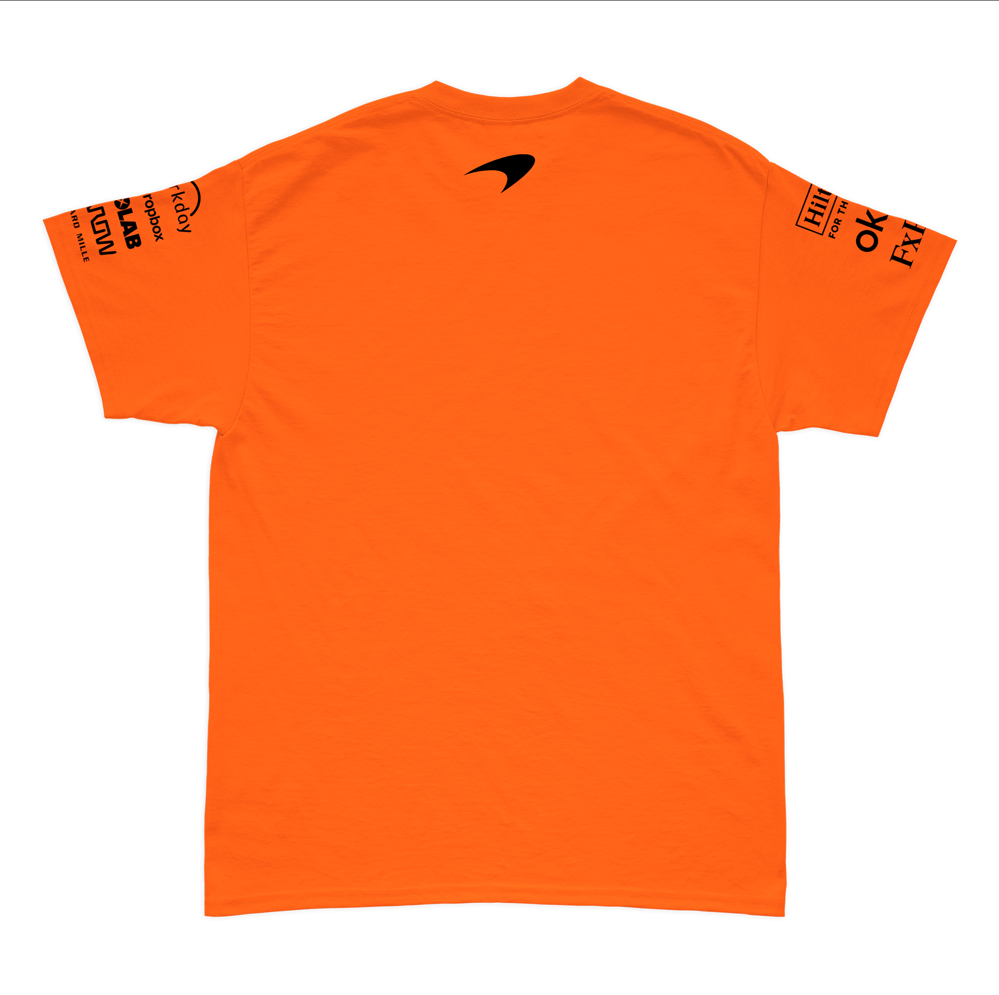 Camiseta Algodao Mclaren Equipe Laranja 2025