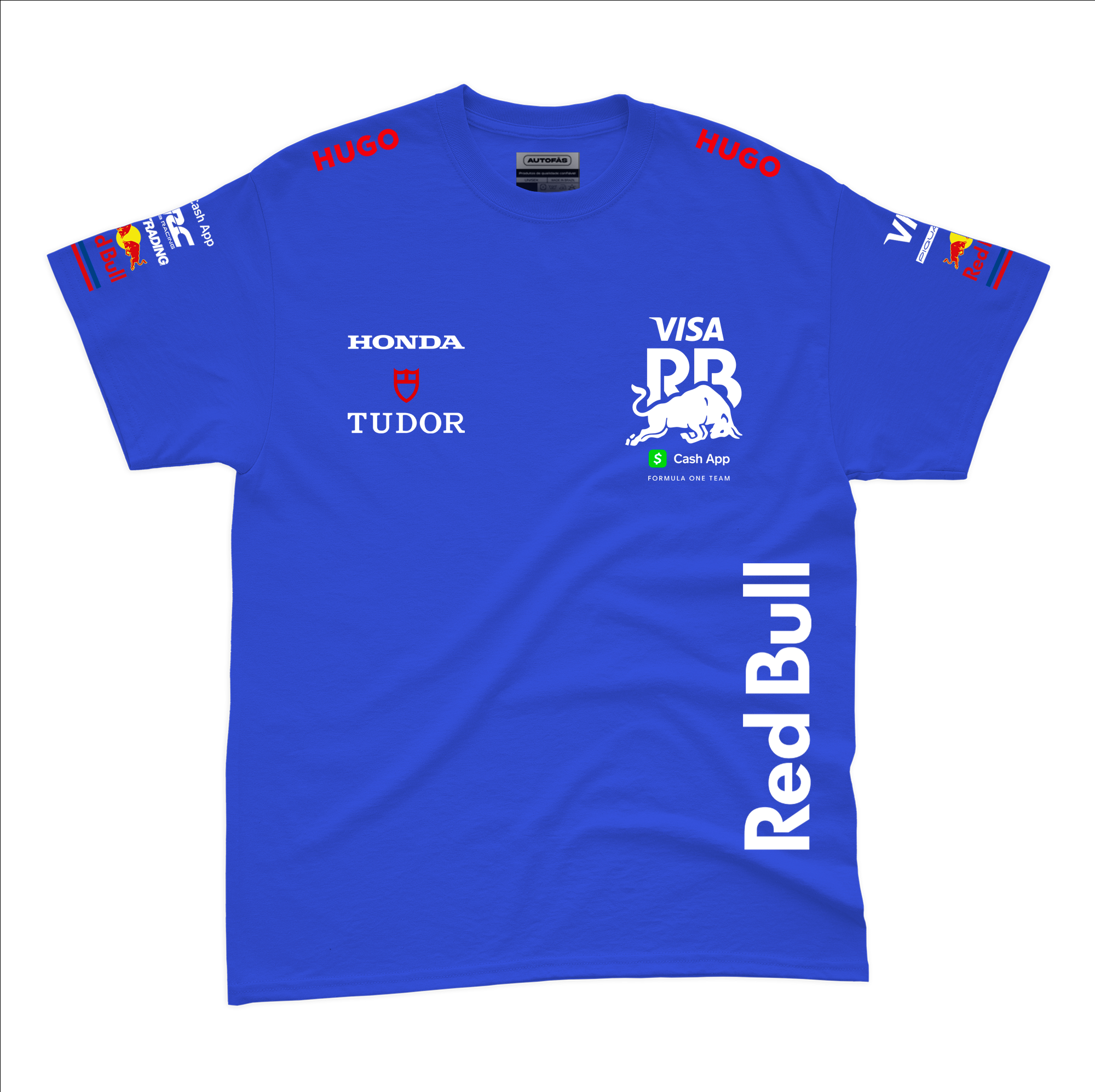 Camiseta Algodao Racing Bulls  Equipe Azul Royal 2025