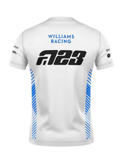 Camiseta Algodão Williams Alex Albon Branco 2025