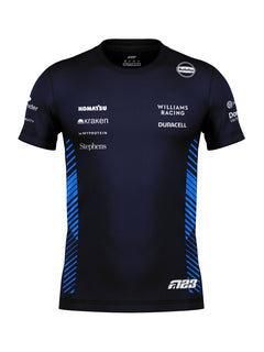 Camiseta Algodão Williams Alex Albon Azul Marinho 2025