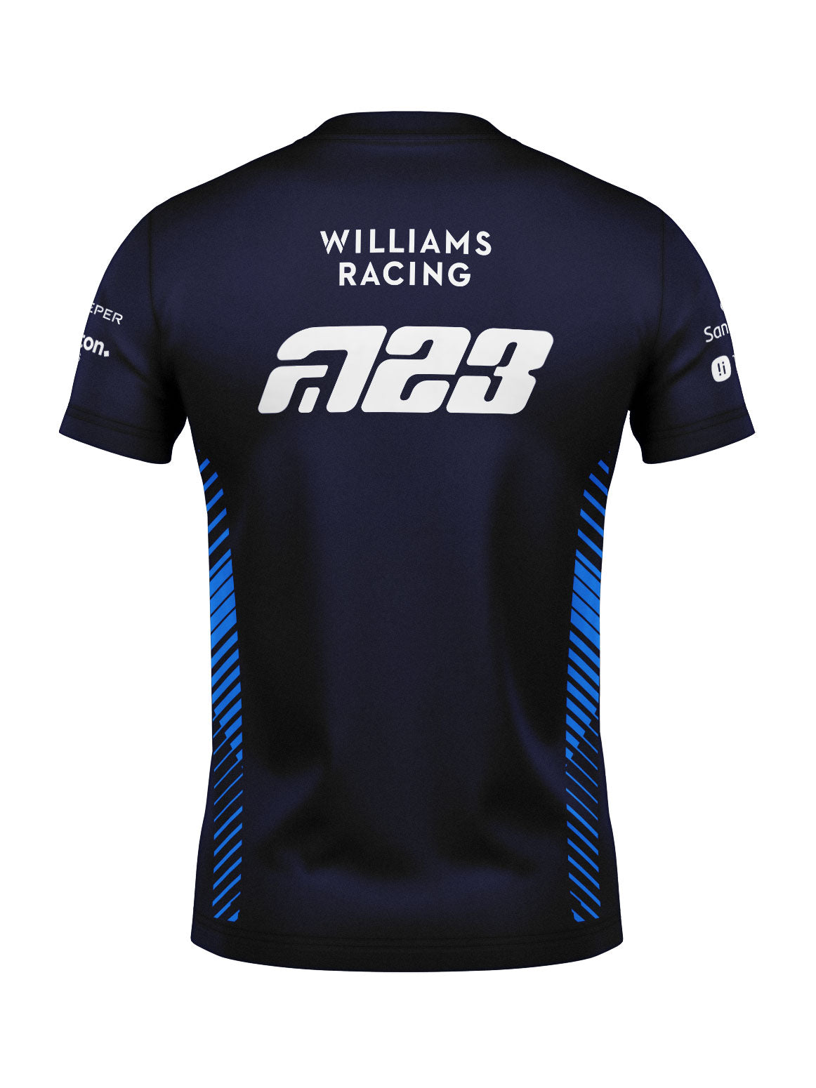 Camiseta Algodão Williams Alex Albon Azul Marinho 2025