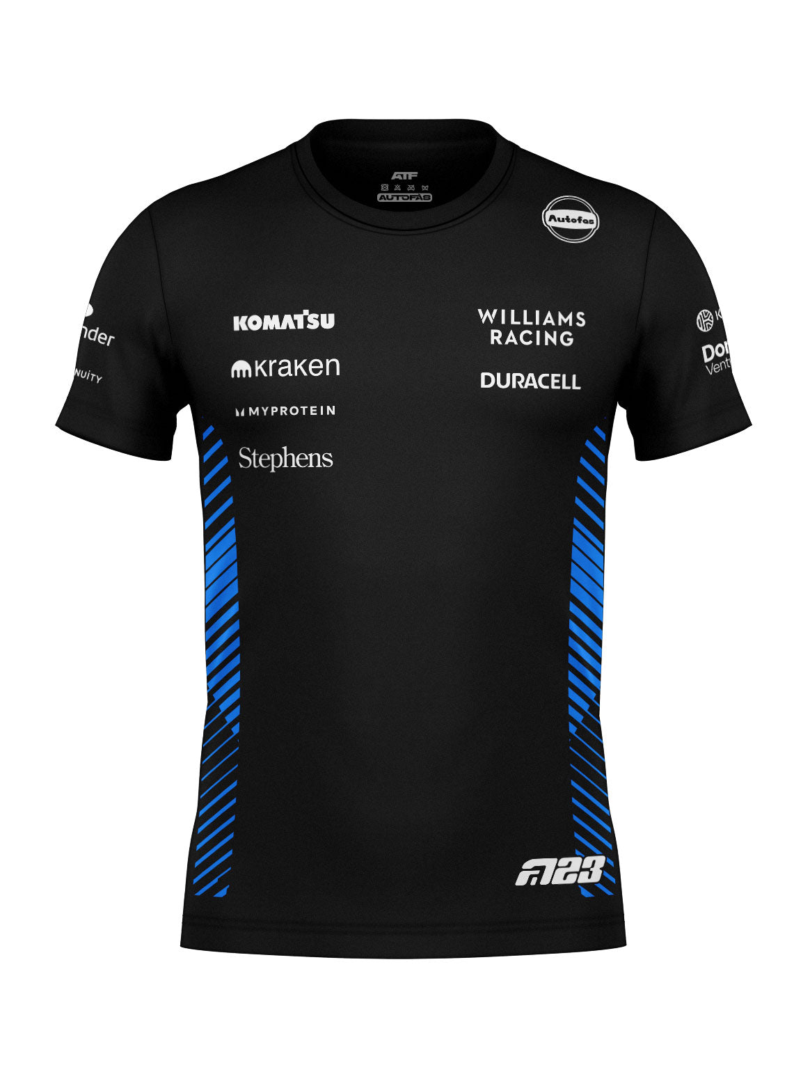 Camiseta Algodão Williams Alex Albon Preto 2025