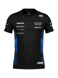 Camiseta Algodão Williams Alex Albon Preto 2025