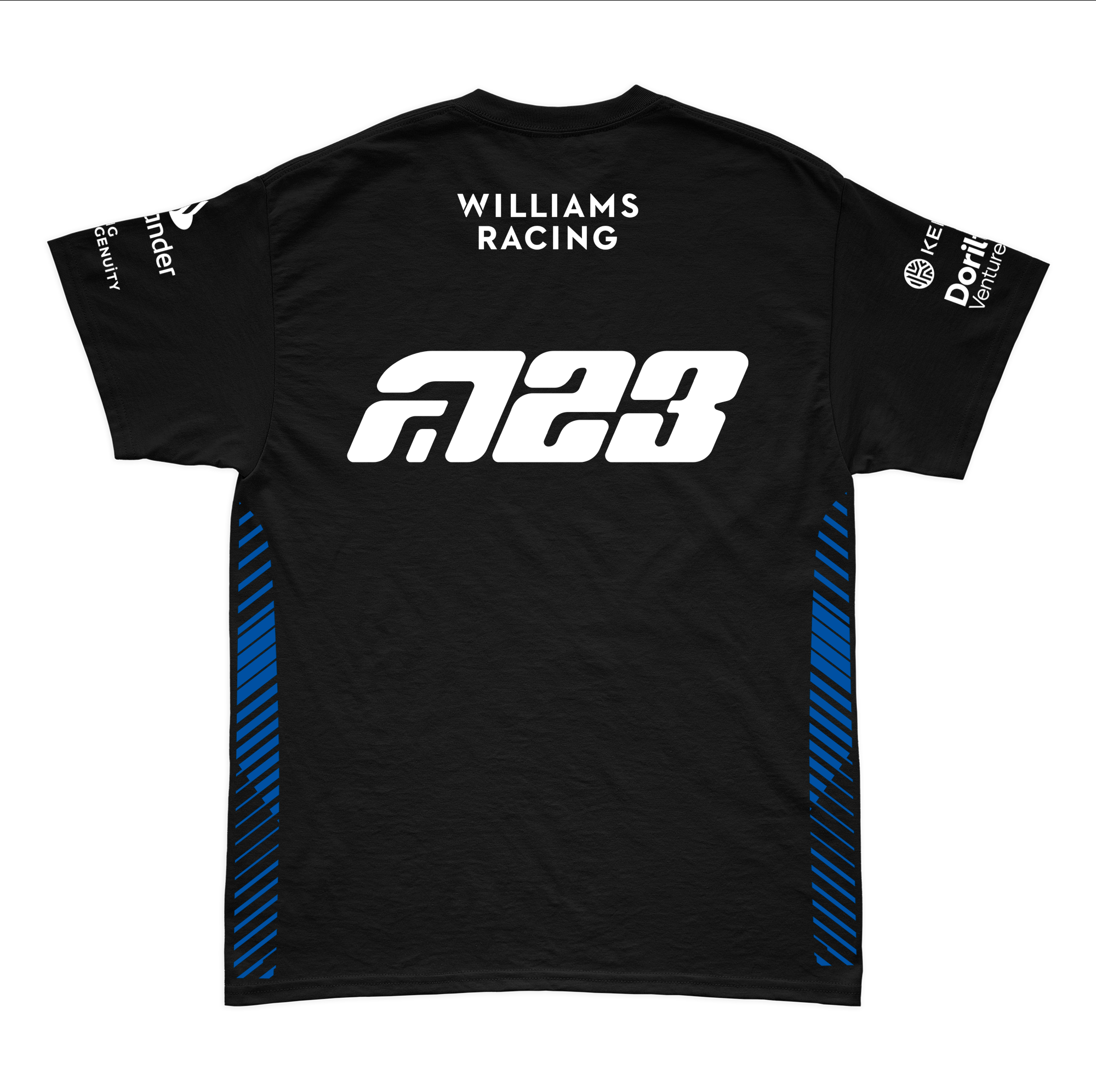 Camiseta Algodao Williams Alex Albon Preto 2025