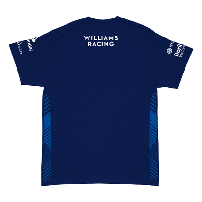 Camiseta Algodao Williams Equipe Azul Marinho 2025