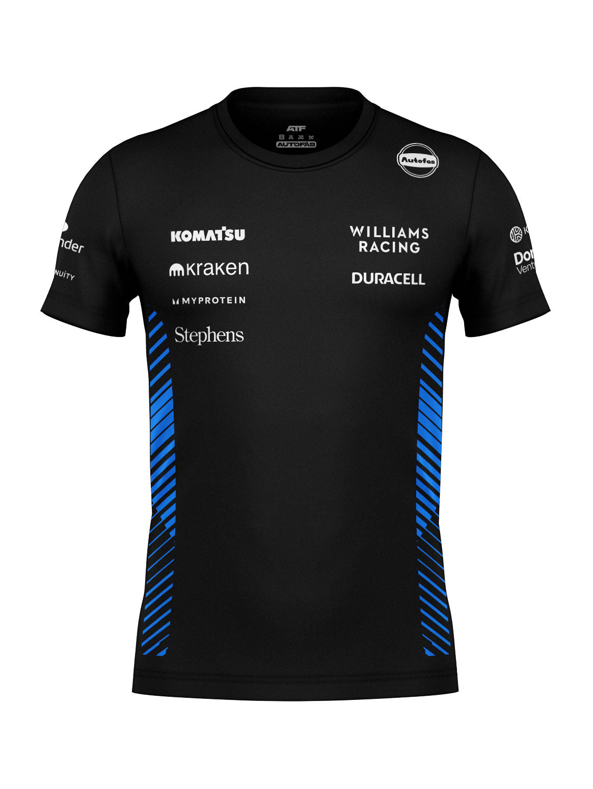 Camiseta Algodão Williams Equipe Preto 2025