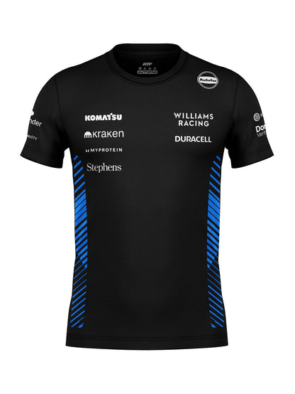 Camiseta Algodão Williams Equipe Preto 2025