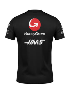 Camiseta Algodão Haas Equipe Preto 2025