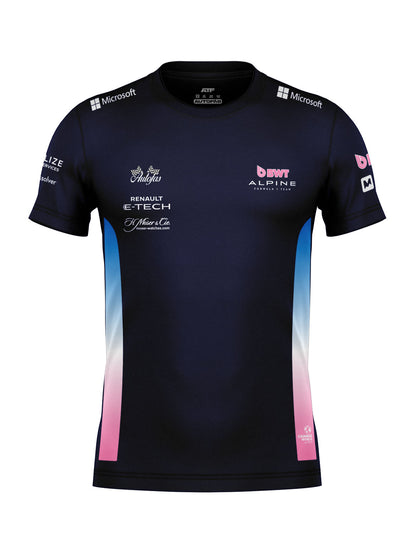 Camiseta Algodão Alpine Equipe Azul Marinho 2025