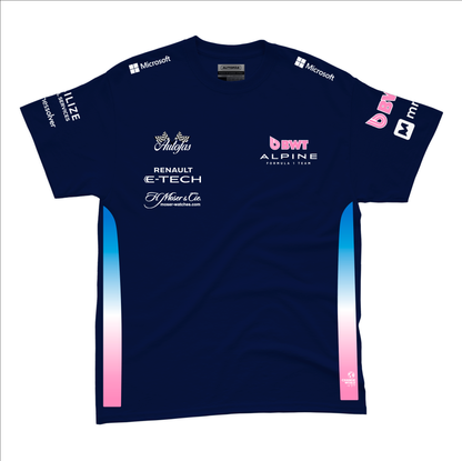 Camiseta Algodao Alpine Equipe Azul Marinho 2025