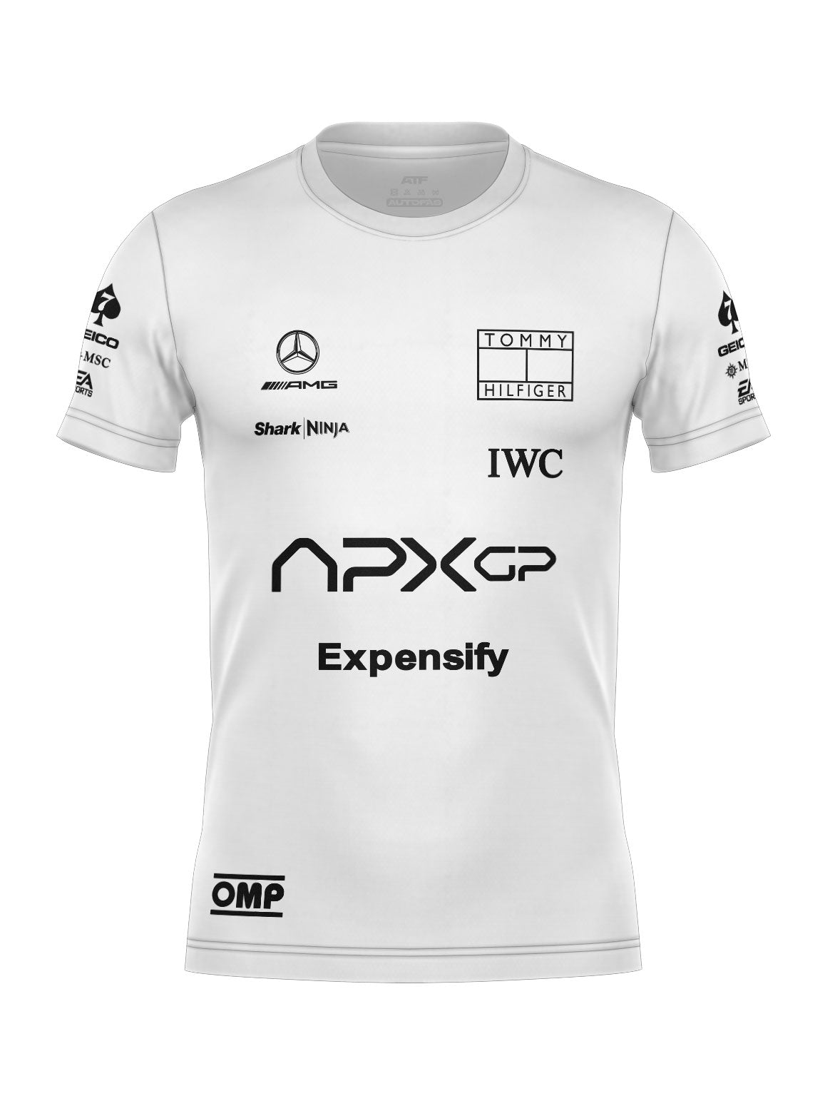 Camiseta Algodão Filme F1 APXGP Branco