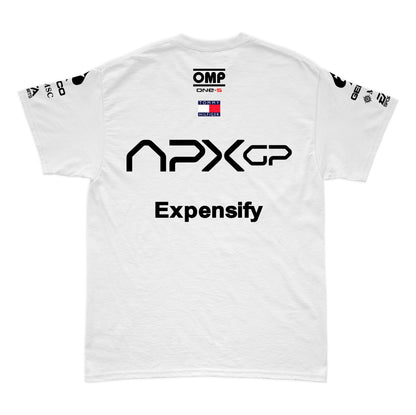 Camiseta Algodão Filme F1 APXGP Branco