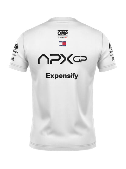 Camiseta Algodão Filme F1 APXGP Branco